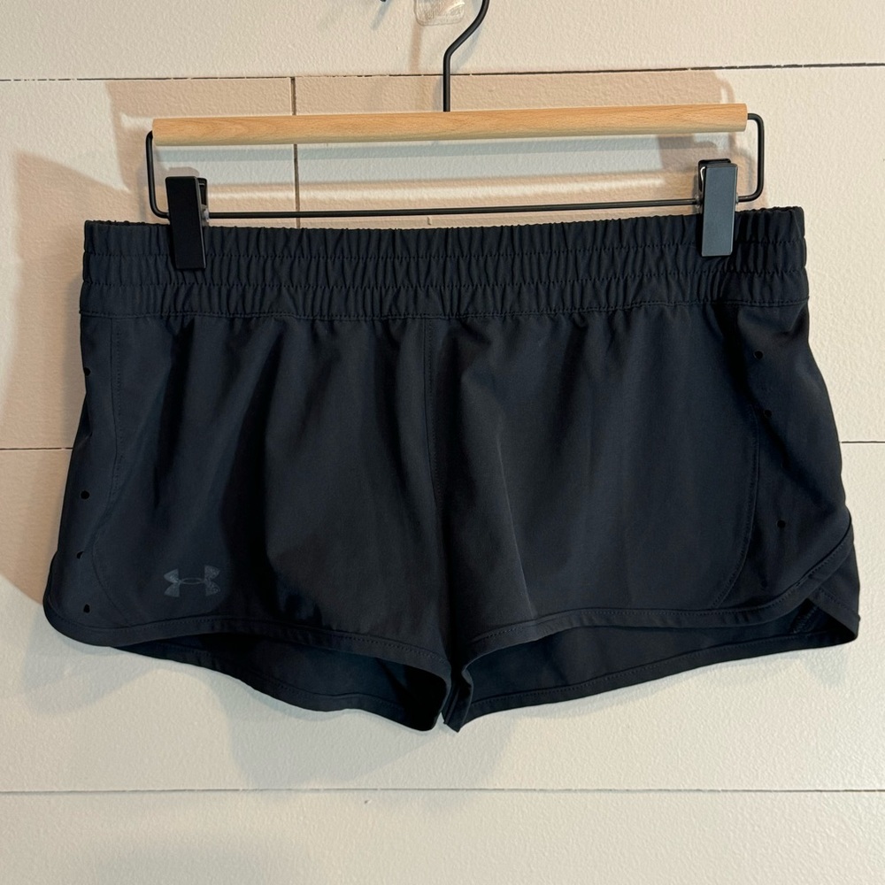 Under Armour UA Vaida Board Shorty Shorts Womens Black SIZE Small